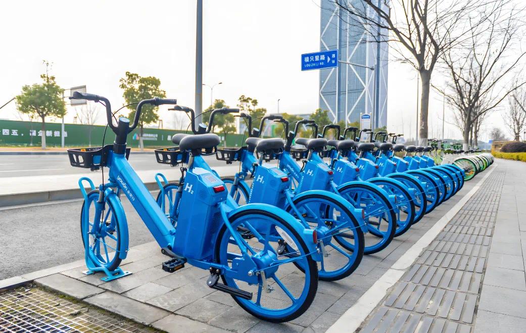 常州：高鐵新城千輛氫能自行車上線