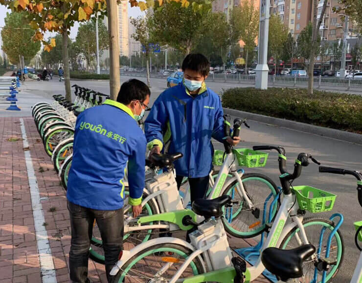 兩萬余輛共享助力車“守護”市民過春節