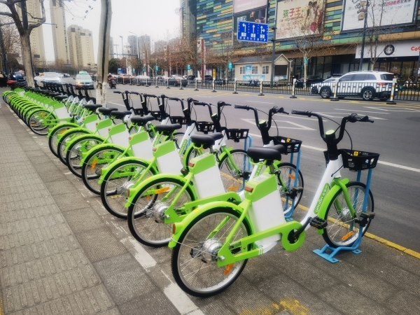 “五一”期間，常州有樁助力車騎行量同期增長93%