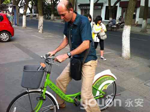 印度tamil  nadu參訪團參觀蘇州市公共自行車